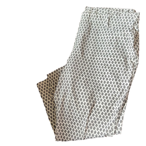 Faded Glory Pull on Pants black and white